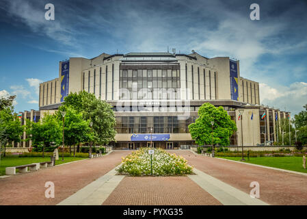 Nationale kulturelle Palace, Sofia, Bulgarien, Nationaler Kulturpalast, Bulgarien Stockfoto