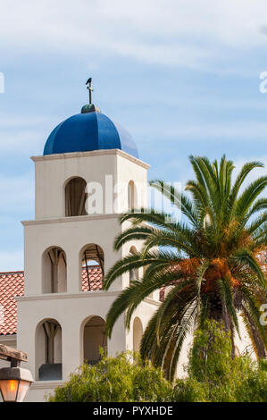 Glockenturm in Old Town, San Diego, Kalifornien. Stockfoto