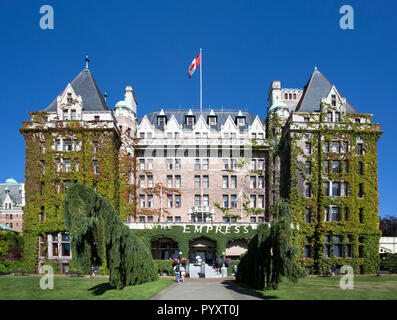 Nordamerika, Kanada, Britisch-Kolumbien, Vancouver Island, Victoria, das Empress Hotel war ein National Historic Site 1980 als Chateau-st bezeichnet Stockfoto