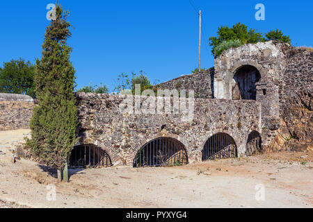 Forte De Sao Roque Fort Eingang. Castelo de Vide, Portalegre, Alto Alentejo, Portugal Stockfoto