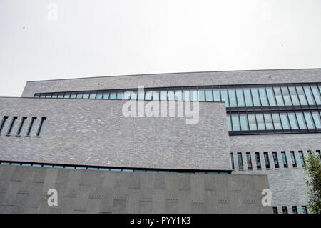 Detail des Europol-Gebäude in Den Haag die Niederlande 2018 Stockfoto