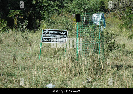 Garden, Union Carbide Gas Leak Tragedy, Bhopal, Madhya Pradesh, Indien, Asien Stockfoto