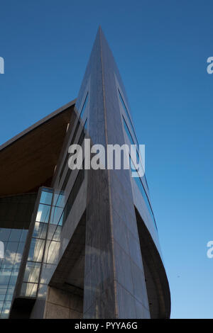 Äußere der Atradius Gebäude in der Bucht von Cardiff Cardiff Wales Stockfoto