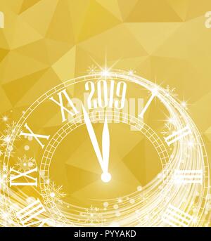 Glückliches neues Jahr 2019 Stock Vektor