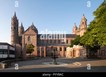 Worms, Dom St. Peter, Nordseite Stockfoto