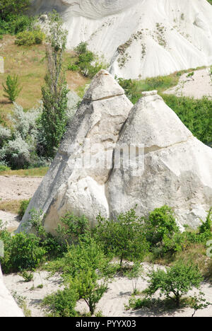 Fantastische Stein Landschaft von Kappadokien in der Türkei Stockfoto