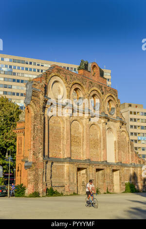 Portikus, Anhalter Bahnhof, Kreuzberg, Berlin, Deutschland, Portikus, Anhalter Bahnhof, Kreuzberg, Deutschland Stockfoto