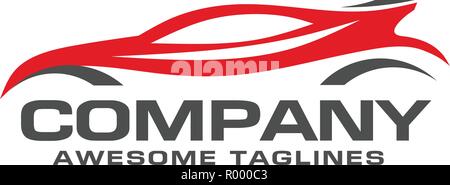 Automotive Car Logo vektor design, Logo für Auto Service und Reparatur Stock Vektor
