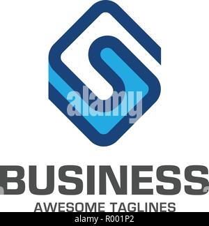 Kreatives Schreiben S logo Icon Design template Elemente. Buchstabe S logo Linien design Vector. Stock Vektor