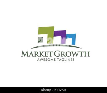 Immobilien Business Company Logo corporate identity Design Element Stock Vektor