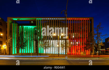 Festival der Lichter, Mexikanische Botschaft, Klingelhöferstrasse, Tiergarten, Mitte, Berlin, Deutschland, Mexikanische Botschaft, Klingelhoeferstrasse, Tiergarten, Mitt Stockfoto