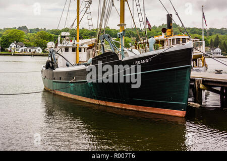 Die Roann Mystic Seaport Mystic, Connecticut, USA Stockfoto