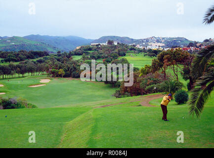 Bandama Golf Club. Caldera de Bandama, Gran Canaria, Kanarische Inseln, Spanien. Stockfoto