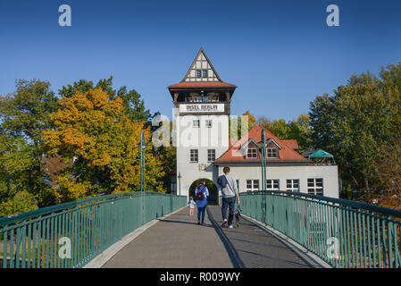 Insel der Jugend, Treptow, Berlin, Deutschland, Insel der Jugend, Deutschland Stockfoto