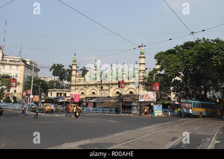 Tipu Sultan Shahi Moschee im Volksmund als Tipu Sultan Masjid, 185 Lenin Sarani, Kolkata, Indien Stockfoto