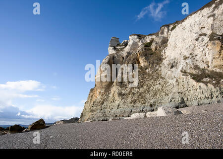 Branscombe Beach in der Nähe von Seaton in Devon in Südengland Stockfoto