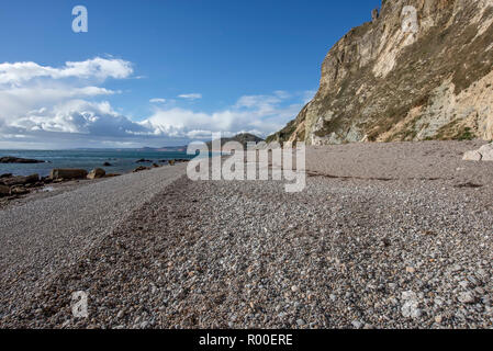 Branscombe Beach in der Nähe von Seaton in Devon in Südengland Stockfoto