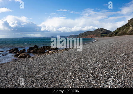 Branscombe Beach in der Nähe von Seaton in Devon in Südengland Stockfoto