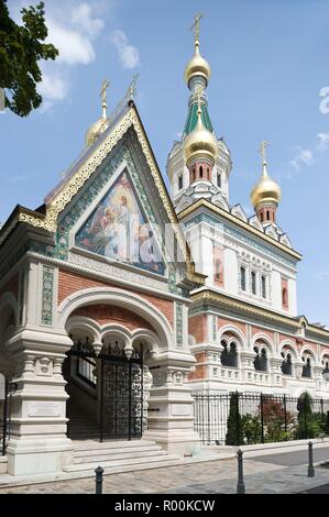 Wien, Russisch Orthodoxe Kathedrale Zum Heiligen Nikolaus - Wien, Russisch-orthodoxe Kathedrale Stockfoto