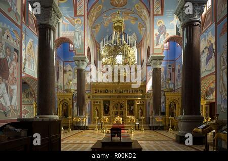 Wien, Russisch Orthodoxe Kathedrale Zum Heiligen Nikolaus - Wien, Russisch-orthodoxe Kathedrale Stockfoto