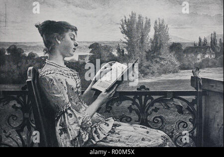 Digital verbesserte Reproduktion, Friederike Elisabeth Brion von Sesenheim, 1752 - 1813, Tochter eines elsässischen Priester und hatte eine Kurze, aber heftige Liebe mit dem jungen Goethe, original Drucken aus dem Jahr 1899 Stockfoto