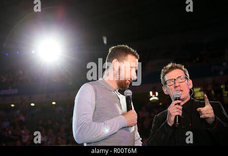 Sir Bradley Wiggins und Matt Stephens Stockfoto