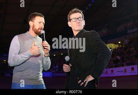 Sir Bradley Wiggins und Matt Stephens Stockfoto