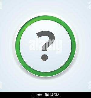 Hilfe buton Abbildung Zeichen Stock Vektor