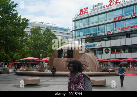 Berlin, Deutschland, Europa-Center auf dem Breitscheidplatz Stockfoto