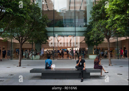 Singapur, Republik Singapur, Apple Store an der Orchard Road Stockfoto