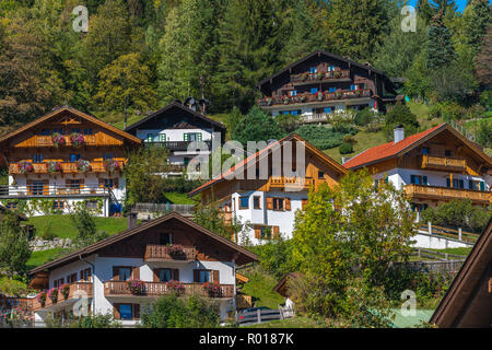 Mittenwald, Oberbayern, Bayern, Deutschland, Europa, Stockfoto