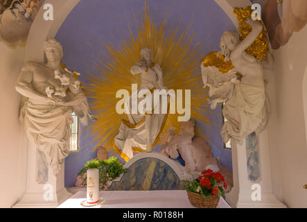 Maria-Königin Kapelle, Lautersee, Mittenwald, Bayern, Deutschland Stockfoto