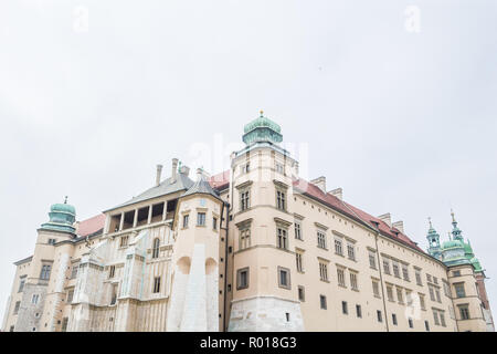 Königsschloss Wawel in Krakau, Polen. Stockfoto