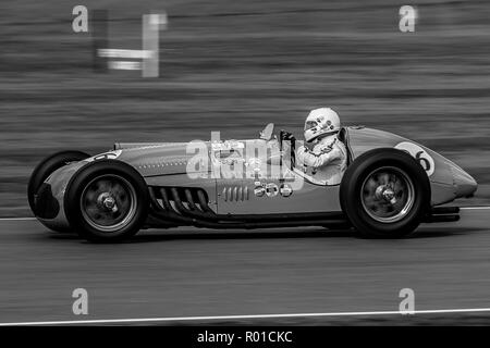 1948 Talbot Lago Typ 26C Fahrer Klaus Lehr Stockfoto