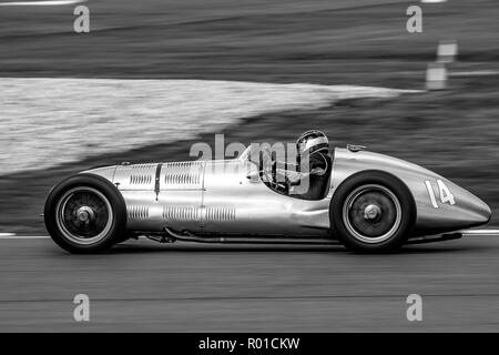 1938 ERA E Typ GP 1 Fahrer Duncan Ricketts Stockfoto
