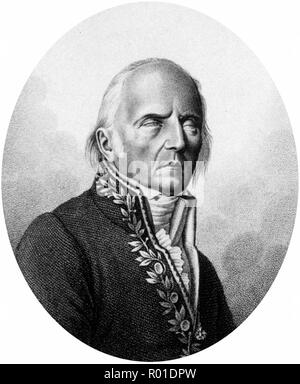 Jean-Baptiste Pierre Antoine de Monet, Chevalier de Lamarck (1744 - 1829), französischer Naturforscher. Stockfoto