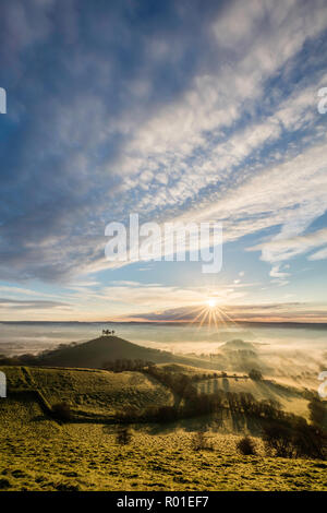 Census's Hill, Bridport, Dorset, England, Großbritannien Stockfoto