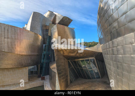 Guggenheim Museum, Bilbao, Baskenland, Spanien, Europa Stockfoto