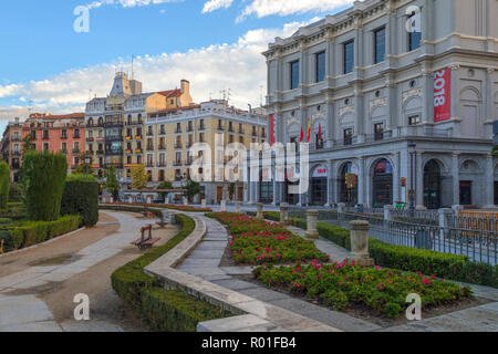 Madrid, Teatro Real, Spanien, Europa Stockfoto