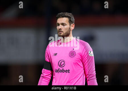 Kilmac Stadion, Dundee, Großbritannien. 31 Okt, 2018. Ladbrokes Premiership Fußball, Dundee gegen Celtic; Craig Gordon von keltischen Credit: Aktion plus Sport/Alamy leben Nachrichten Stockfoto