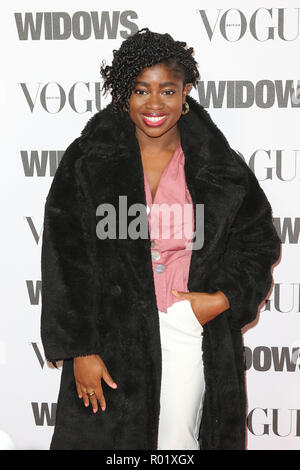 London, Großbritannien. 31 Okt, 2018. Clara Amfo, Witwen - Special Screening in Zusammenarbeit mit der Vogue, Tate Modern Bankside, London, UK. 31 Okt, 2018. Foto von Richard Goldschmidt Credit: Rich Gold/Alamy leben Nachrichten Stockfoto