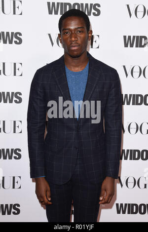 London, Großbritannien. 31 Okt, 2018. LONDON, GROSSBRITANNIEN. Oktober 31, 2018: Damson Idris an der 'Witwen' Special Screening in Zusammenarbeit mit der Vogue in der Tate Modern, London. Bild: Steve Vas/Featureflash Credit: Paul Smith/Alamy leben Nachrichten Stockfoto