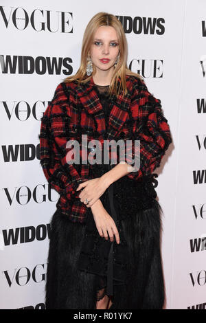 London, Großbritannien. 31 Okt, 2018. LONDON, GROSSBRITANNIEN. Oktober 31, 2018: Greta Bellamacina im 'Witwen' Special Screening in Zusammenarbeit mit der Vogue in der Tate Modern, London. Bild: Steve Vas/Featureflash Credit: Paul Smith/Alamy leben Nachrichten Stockfoto