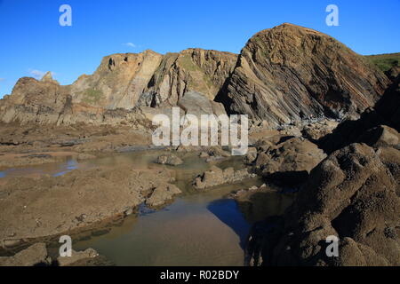 Sandymouth Bay, Bude, Cornwall, England Stockfoto