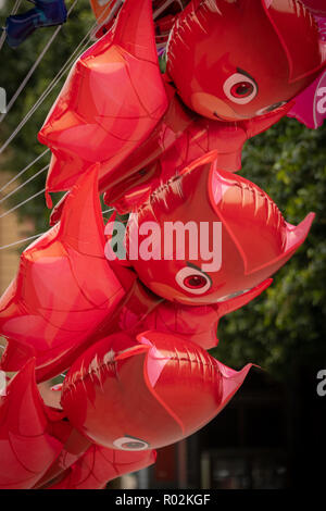 Luftballons für Verkauf, Palermo, Italien Stockfoto