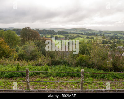 Shaftesbury Dorset wunderschöne grüne Landschaft Blick nach draußen vista Horizont bedeckt Natur, Dorset, England, Großbritannien Stockfoto