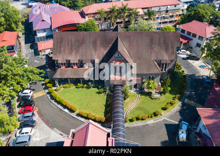 Sandakan Sabah Malaysia - 15. Mai 2018: St. Michael und alle Engel Kirche, die älteste Kirche in Sabah in Sandakan entfernt. Die Stadt ist nach kn Stockfoto