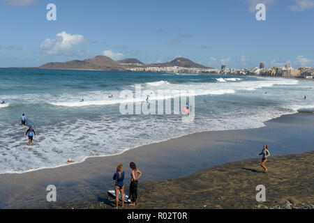 Surf City Gran Canaria Stockfoto