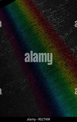 Alten retro 12' Gramophone 78 U/min notieren wie schwarze Vinyl von spröden Material Schellack Harz phonographen Disc oder Aufzeichnungen was umhergeht, kommt herum Stockfoto