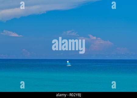 Varadero, eine atemberaubende Beach Resort Destination, die Kuba der schmalen Halbinsel Hicacos, ist ein beliebter Urlaubsort. Stockfoto